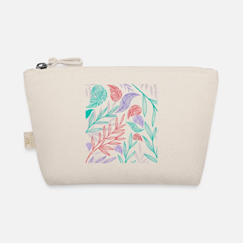 Pattern with tropical plants Organic Pouch