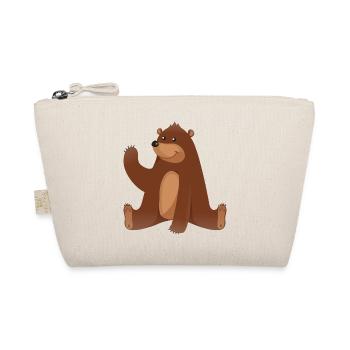 brown bear - Organic Pouch - nature - Front