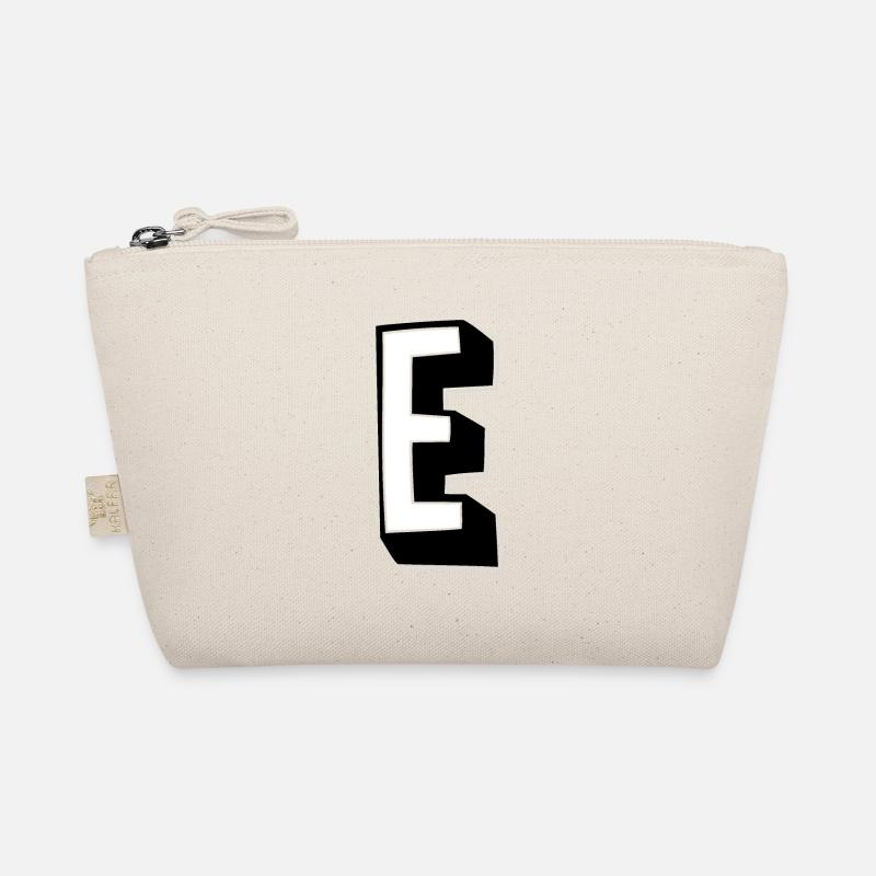 Buchstabe E - Alphabet E. - Bio-Täschchen - Natur