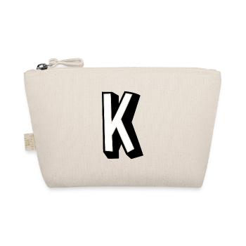 Letter K - Alphabet K - Organic Pouch - nature - Front