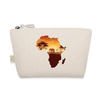 Afrikanische Safarikarte - Bio-Täschchen - Natur - Vorne