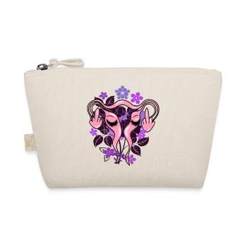 Flowers Uterus Pro-Choice - Organic Pouch - nature - Front