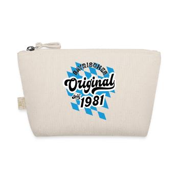 Bayrisches Original seit 1981 Geburtstag - Bio-Täschchen - Natur - Vorne