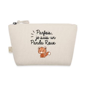 Je suis un panda roux - Trousse biologique - nature - Devant