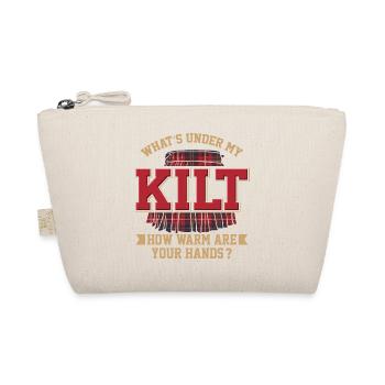 What's Under My Kilt How Warm Are Your Hands - Organic Pouch - nature - Front