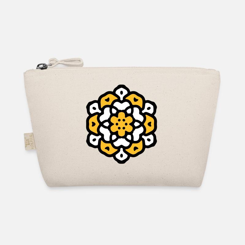 Blüte Blume Mandala Bio-Täschchen