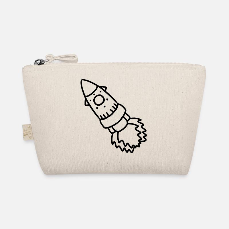 Raumschiff Rakete Spaceship Bio-Täschchen