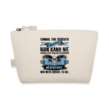 Trucker, LKW Fahrer - Bio-Täschchen - Natur - Vorne