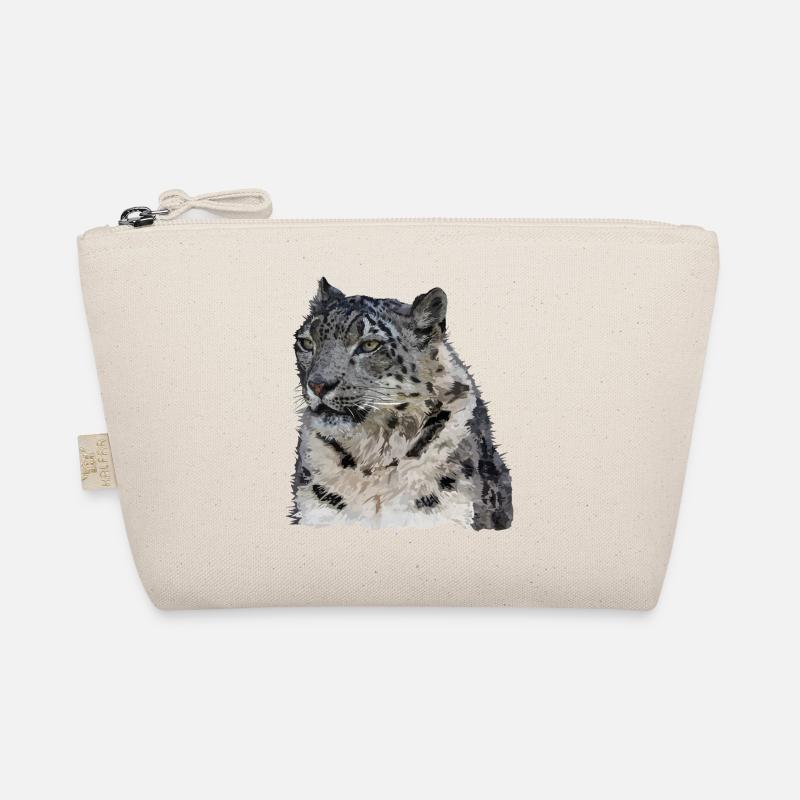 Snow leopard Organic Pouch