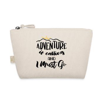 Adventure is calling and I must go - Fernweh Motif - Trousse biologique - nature - Devant