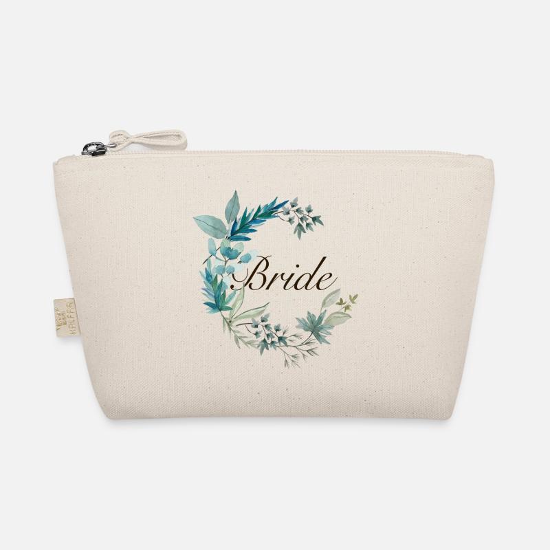 Bride / Braut JGA Junggesellinnenabschied Hochzeit - Bio-Täschchen - Natur