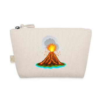 Volcano, volcano book, lava, magma, volcanoes vulcano - Organic Pouch - nature - Front