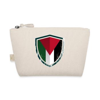 Geometric Shield Crest - Organic Pouch - nature - Front
