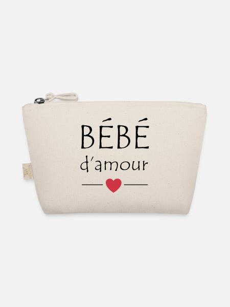Bébé d'amour - Trousse biologique - nature - Devant
