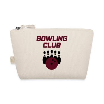 Bowling Club (bowling pins, bowling ball) - Bio-Täschchen - Natur - Vorne