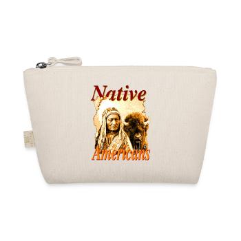 Native Americans - Sitting Bull avec bison - Trousse biologique - nature - Devant