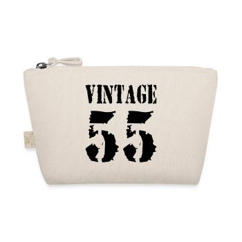 Vintage 1955 - Jahrgang 55 - Party Vector - Bio-Täschchen - Natur - Vorne