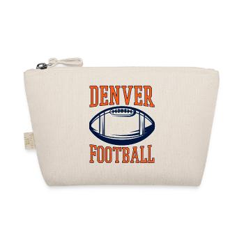 Denver Football Emblem - Bio-Täschchen - Natur - Vorne