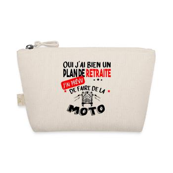Retraite Motard Retraité Moto Papy Citations - Trousse biologique - nature - Devant