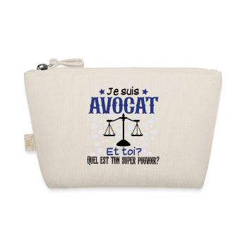 Avocat Métier Super Héros Humour - Trousse biologique - nature - Devant