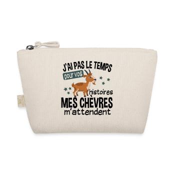 Chèvres Berger Paysan Animal Cadeau Humour - Trousse biologique - nature - Devant
