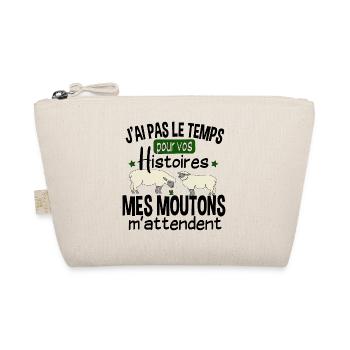 Mouton Moutons Brebis Fermier Berger Humour Noël - Trousse biologique - nature - Devant