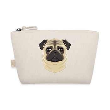 Amoureux des carlins I Amoureux des chiens I Carlin - Trousse biologique - nature - Devant