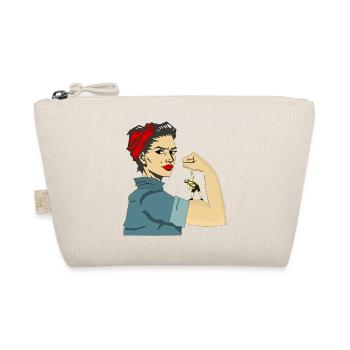 STRONG WOMEN - Organic Pouch - nature - Front