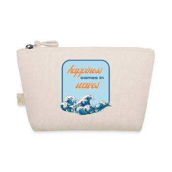 happiness comes in waves - Organic Pouch - nature - Front