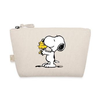 Peanuts Snoopy Und Woodstock - Bio-Täschchen - Natur - Vorne