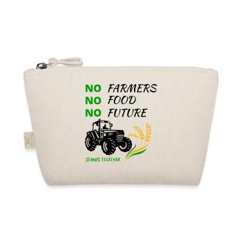 No Farmers No Food No Future - stands together - Bio-Täschchen - Natur - Vorne