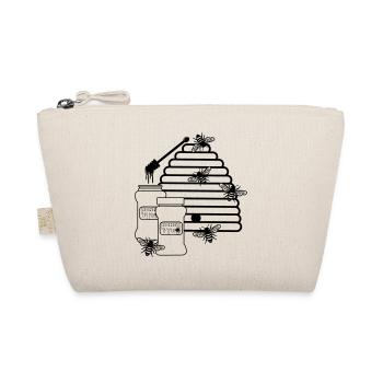 Hive with honey and bees - Organic Pouch - nature - Front