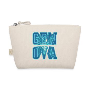 Gênes Gênes Italie Ville 3D Font Skyline - Trousse biologique - nature - Devant
