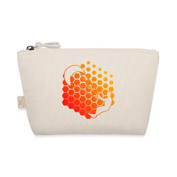 Kitesurfing Kite Kite Women Kitesurfing Kitesurfer - Organic Pouch - nature - Front