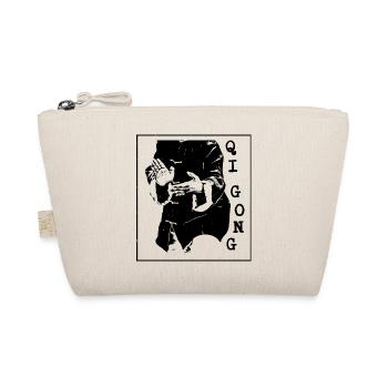 Qigong Traditional Pose Illustration - Organic Pouch - nature - Front