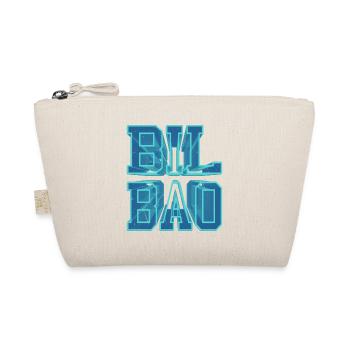 Bilbao Spain City 3D Font Skyline Holiday - Organic Pouch - nature - Front