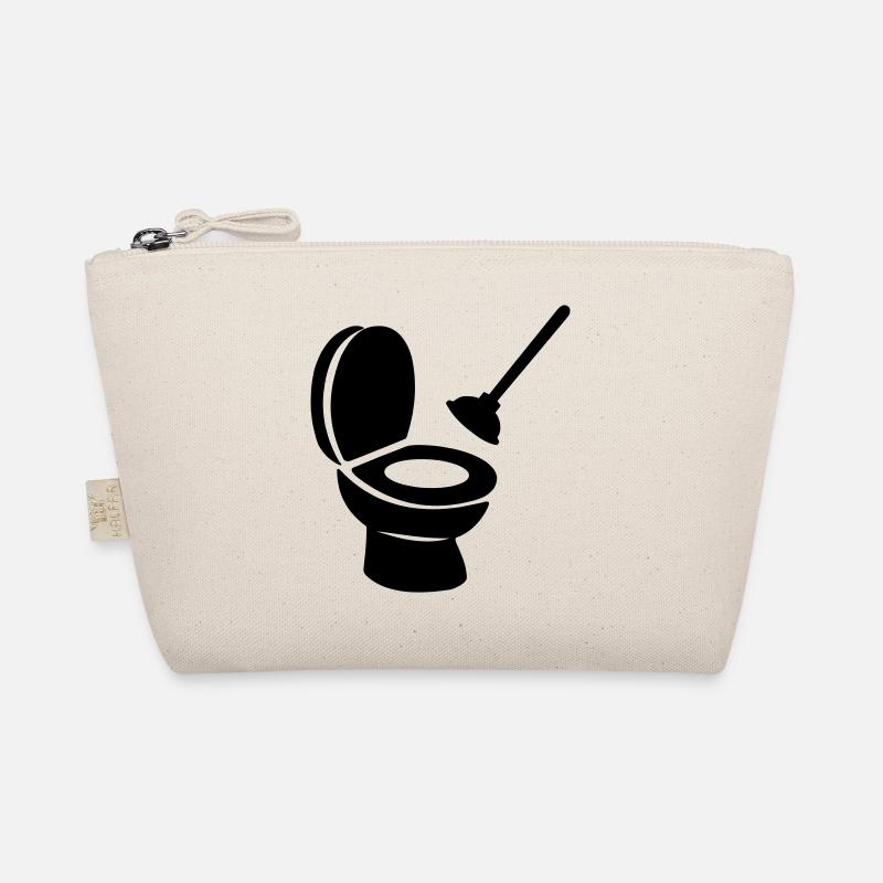 Toilette mit Entblocker Bio-Täschchen