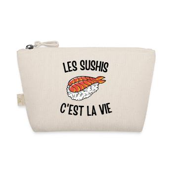 Les sushis c'est la vie - Trousse biologique - nature - Devant
