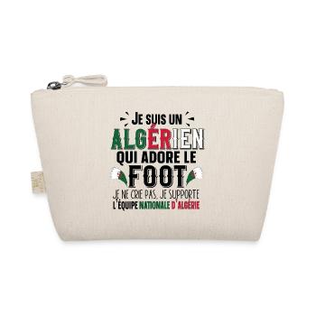 Algérien Algérie Football Foot Cadeau Humour Sport - Trousse biologique - nature - Devant