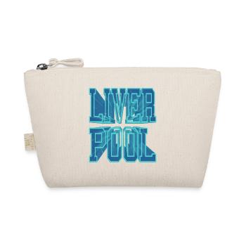 Liverpool England UK Stadt 3D Schrift Skyline - Bio-Täschchen - Natur - Vorne