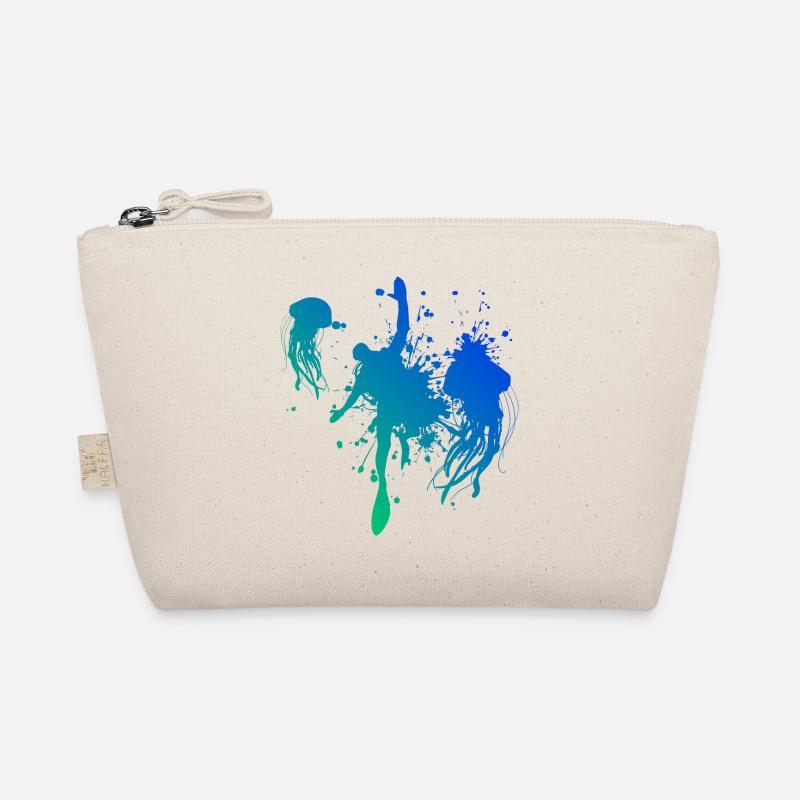 Diver Diver Men Free Dive Scuba Divers Organic Pouch