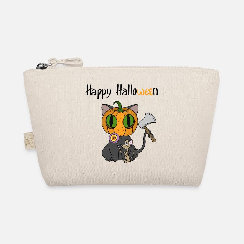 Halloween Cat Organic Pouch