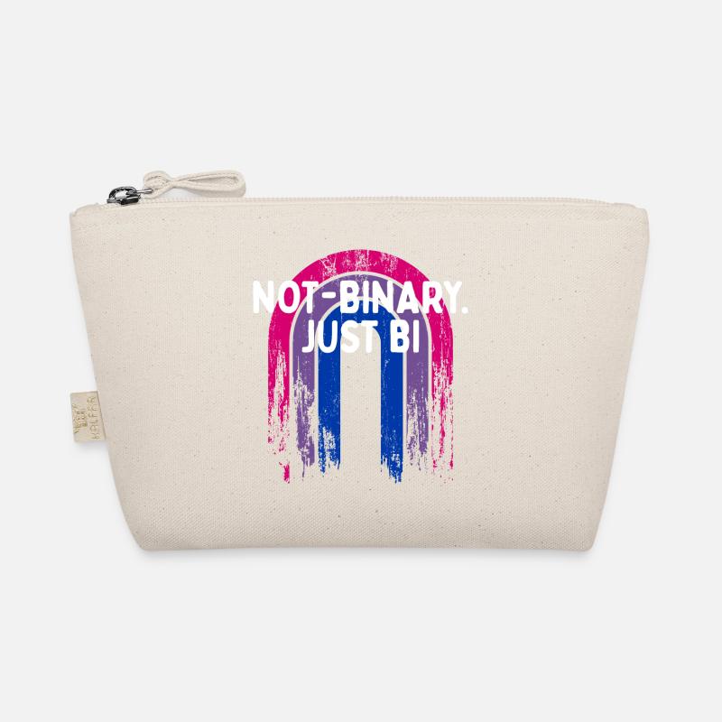 Not-binary Just Bi Bisexual Sayings Bi Pride Bio-Täschchen