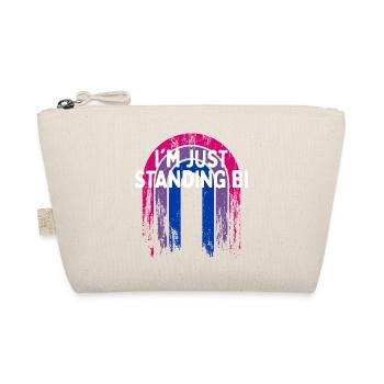 I'm Just Standing Bi Bisexual Sayings Bi Pride - Bio-Täschchen - Natur - Vorne
