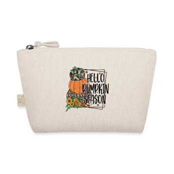 Hello Pumpkin Season - Organic Pouch - nature - Front