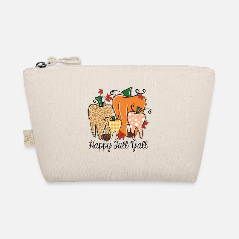 Happy Fall y'all - Bio-Täschchen - Natur