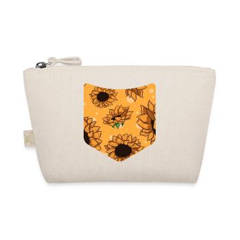 Garden Flowers Gift Breast Pocket Sunflower - Organic Pouch - nature - Front
