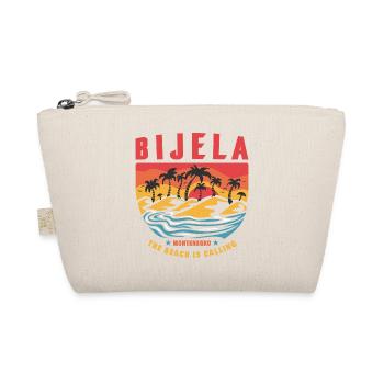 Bijela Montenegro Palmen Strand Design - Bio-Täschchen - Natur - Vorne