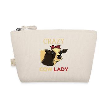 Kuh tshirt, Kuh Lady- Farm - Organic Pouch - nature - Front