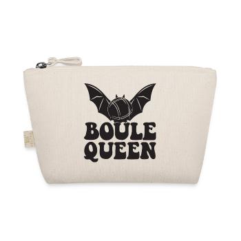 Boule Queen Queen outfit for boules players to - Organic Pouch - nature - Front